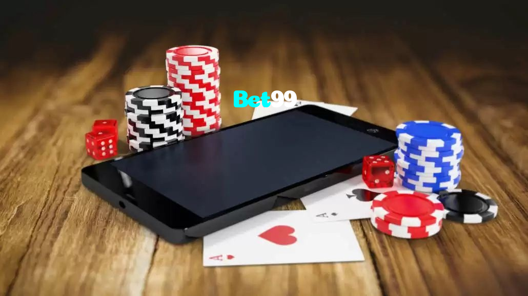 Bet99 casino presented on mobile device in Pakistan with slots and live games